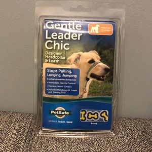 Gentle Leader dog collar and leash